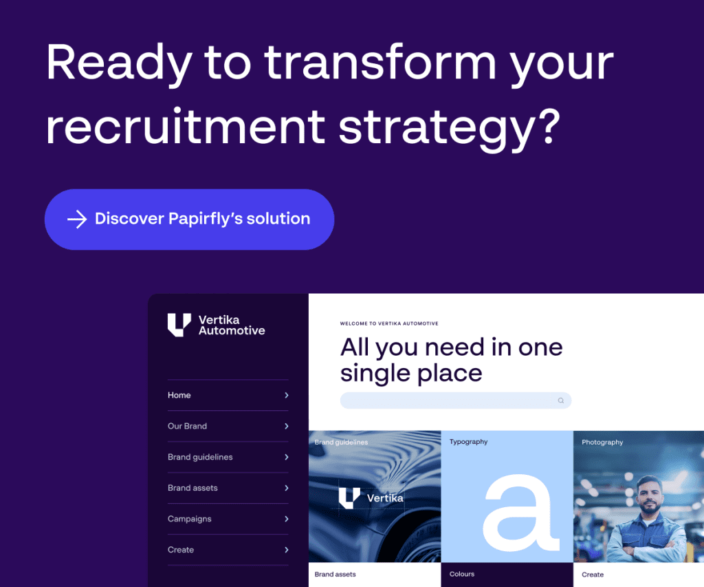 Automotive Employer Branding is easy with Papirfly - find out how we can help.