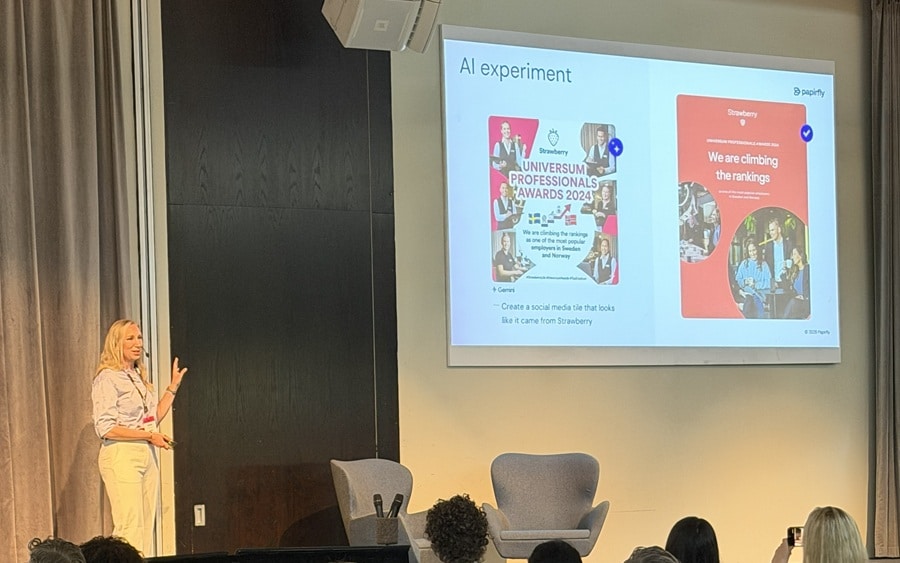 photo from martech stockholm session presentation